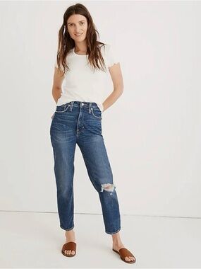 Madewell Momjean Comfort Stretch Edition High Rise Slouchy